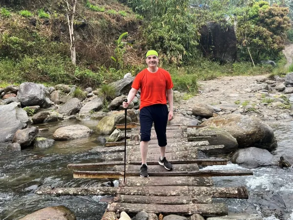 An <>entrepreneurial </> hike through the woods...